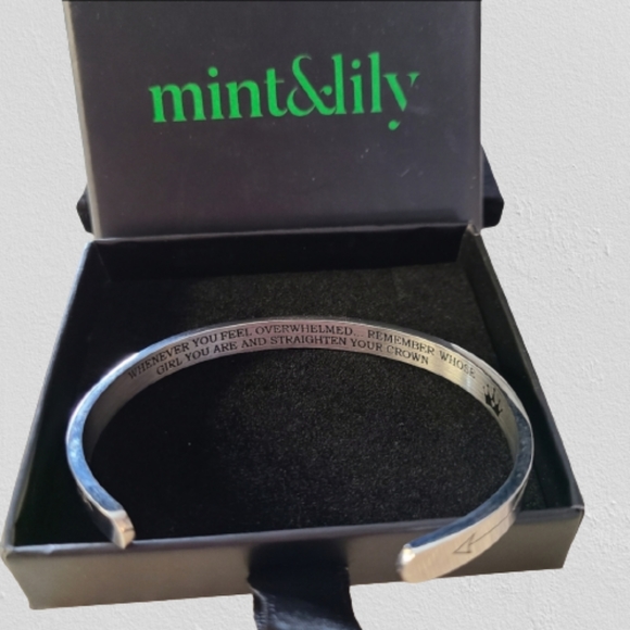Mint & Lily Jewelry - Mint & Lily silver cuff bracelet